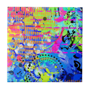 Graffiti Sea 2 Tile