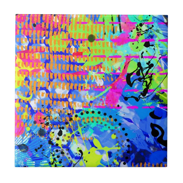 Graffiti Sea 2 Tile (Front)