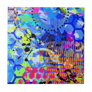 Graffiti Sea 3 Tile