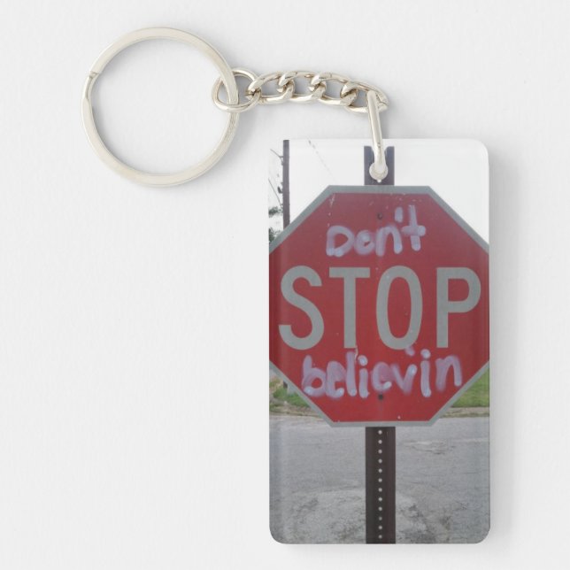 Graffiti Sign Key Ring (Front)