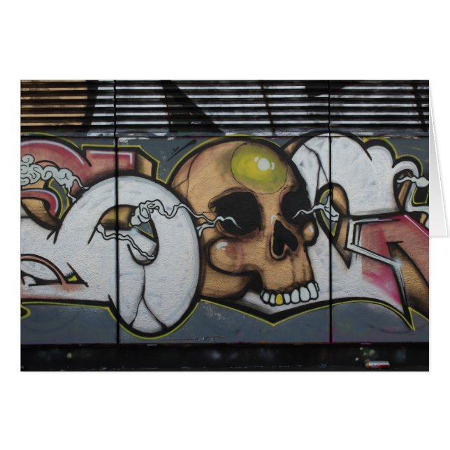 Graffiti Skull (Front Horizontal)