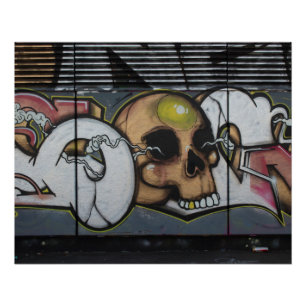 Graffiti Skull Poster