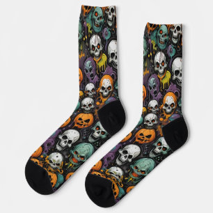 Graffiti Skulls Socks