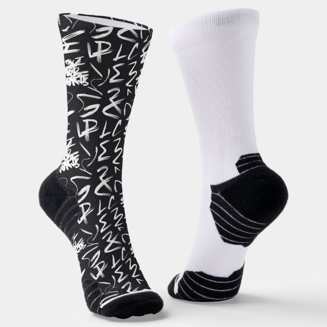 Graffiti Socks (Angled)