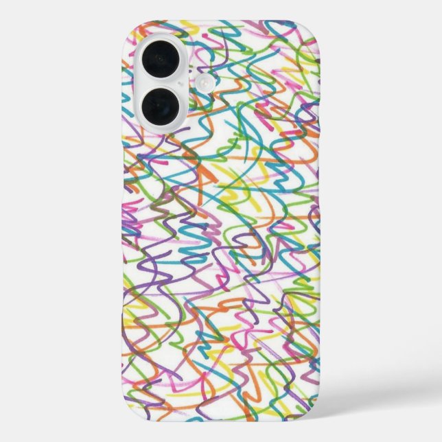 Graffiti Splatter Abstract Pattern Case-Mate iPhone Case (Back)