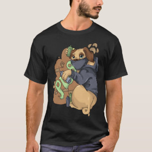 Graffiti Sprayer Pug Spray T-Shirt