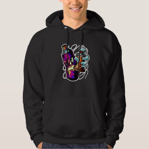 Graffiti Sprayer Street Artist Fat Cap Spray Can Hoodie