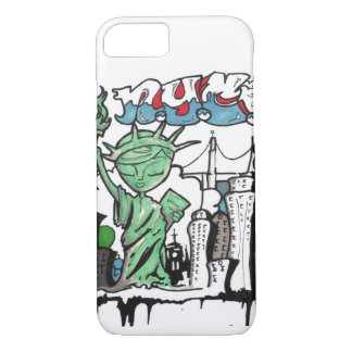 Graffiti statue of liberty Case-Mate iPhone case