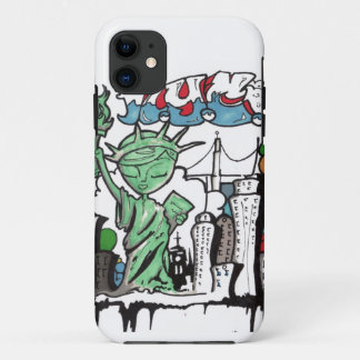 Graffiti statue of liberty Case-Mate iPhone case