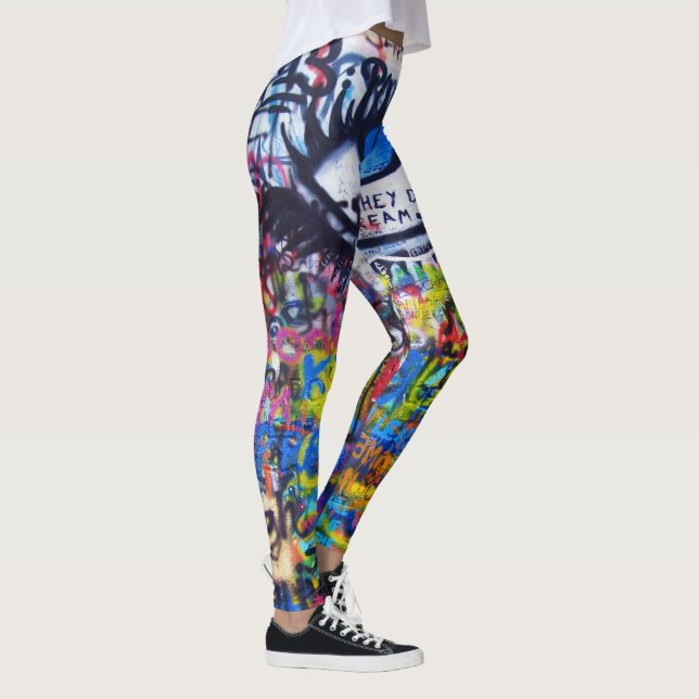 Graffiti steet art leggings (Right)