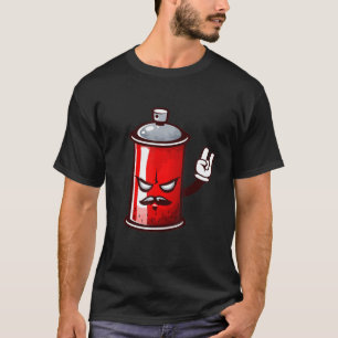 Graffiti Streat Art Engry Colour Spray Paint Graff T-Shirt