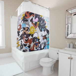 Graffiti Street Art Shower Curtain