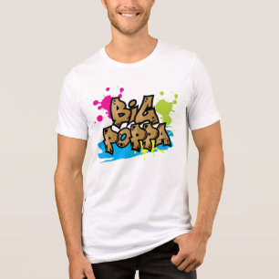 Graffiti Style Big Poppa Family Birthday Tri-Blend Shirt