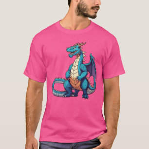 Graffiti-Style Dragon – Witty Cartoonish humour T-Shirt