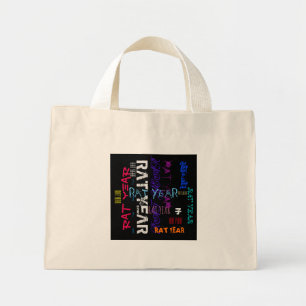 Graffiti style Repeating Rat Year 2020 G Tote Bag
