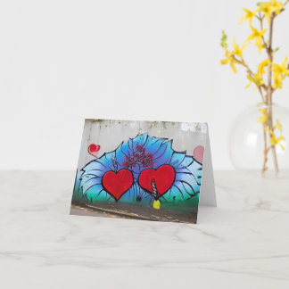 Graffiti style Valentine card