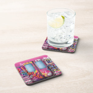 Graffiti Subway Train Coaster