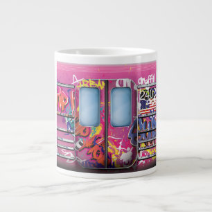 Graffiti Subway Train Large Coffee Mug