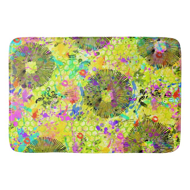 Graffiti Summer Bath Mat (Front)