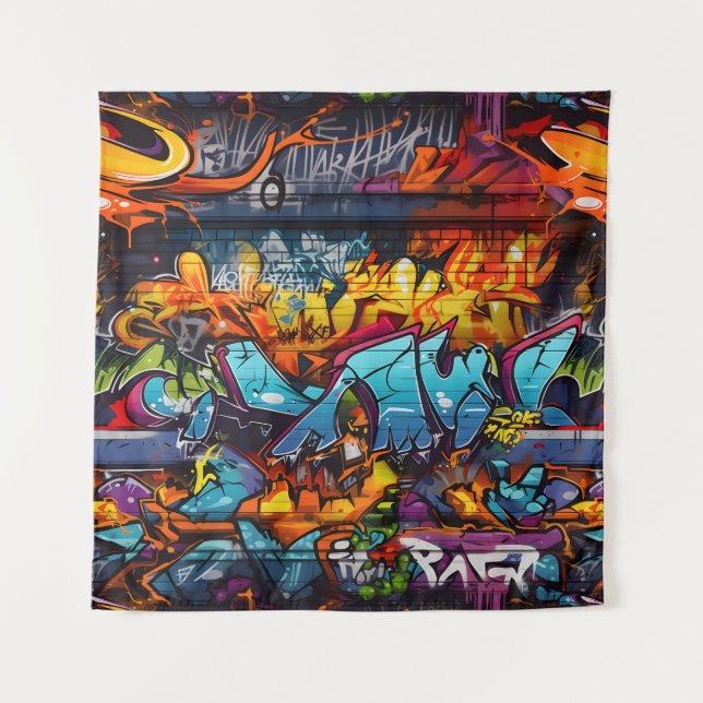 Graffiti Tapestry (Front)