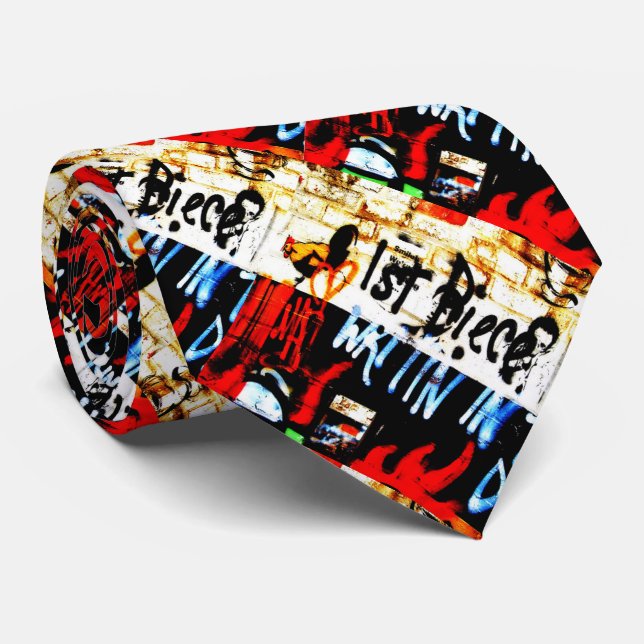 Graffiti Tie (Rolled)
