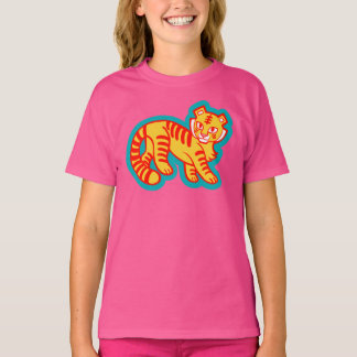 Graffiti Tiger Memphis Global Village Coffehouse T-Shirt
