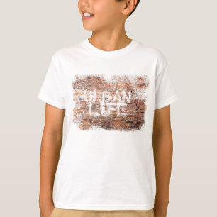 Graffiti URBAN LIFE GRUNGE BRICKS T-Shirt