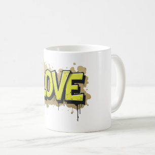 Graffiti Urban Love Bloom Coffee Mug