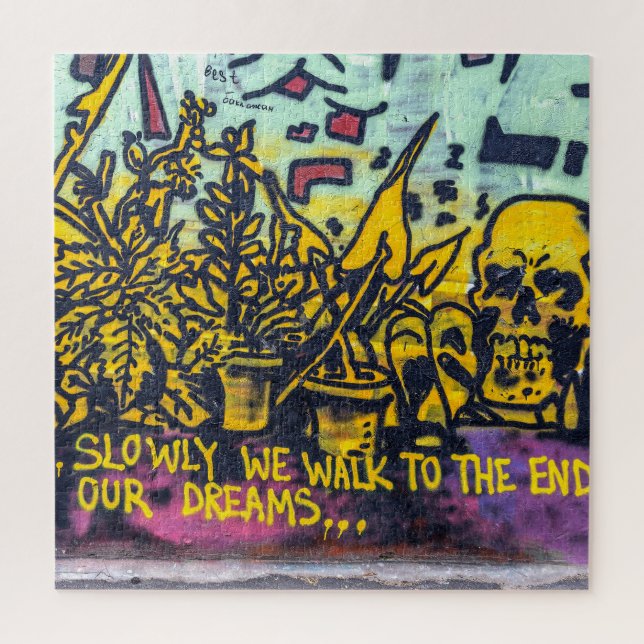 Graffiti Urban Street Art Abstract Jigsaw Puzzle (Vertical)