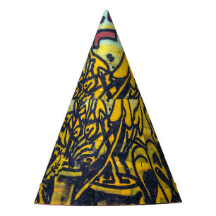 Graffiti Urban Street Art Abstract Party Hat