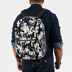Graffiti Urban Streetwear Pattern  Printed Backpack