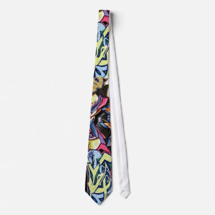 Graffiti urbanite tie