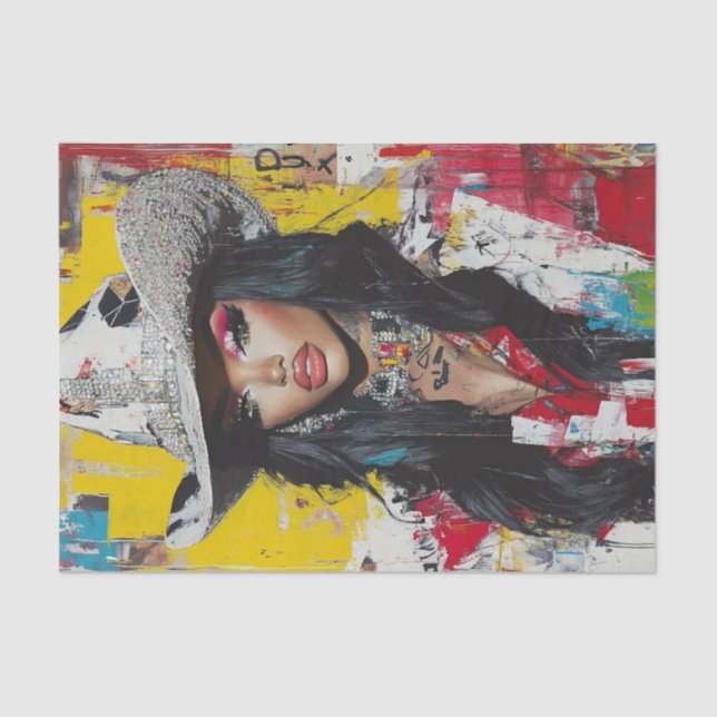 Graffiti Vibes3 Tissue Paper (Front)