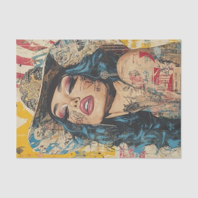 Graffiti Vibes6 Tissue Paper (Front)