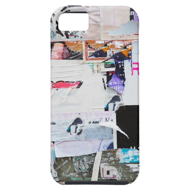Graffiti Wall Banksy Style Torn Paper Case-Mate iPhone Case (Back)