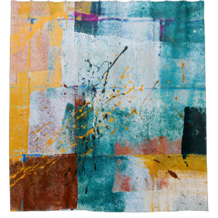 Graffiti wall: Los Angeles street. Shower Curtain