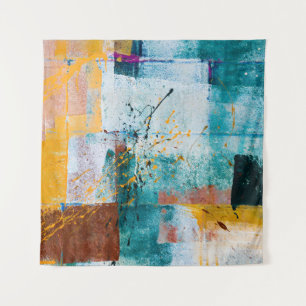 Graffiti wall: Los Angeles street. Tapestry