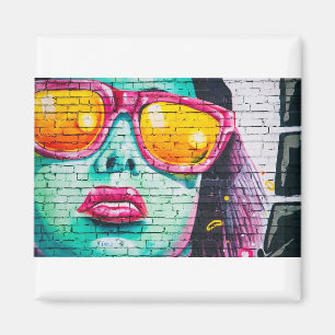 graffiti wall magnet