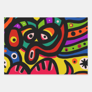 Graffiti Wednesday Wrapping Paper Sheet