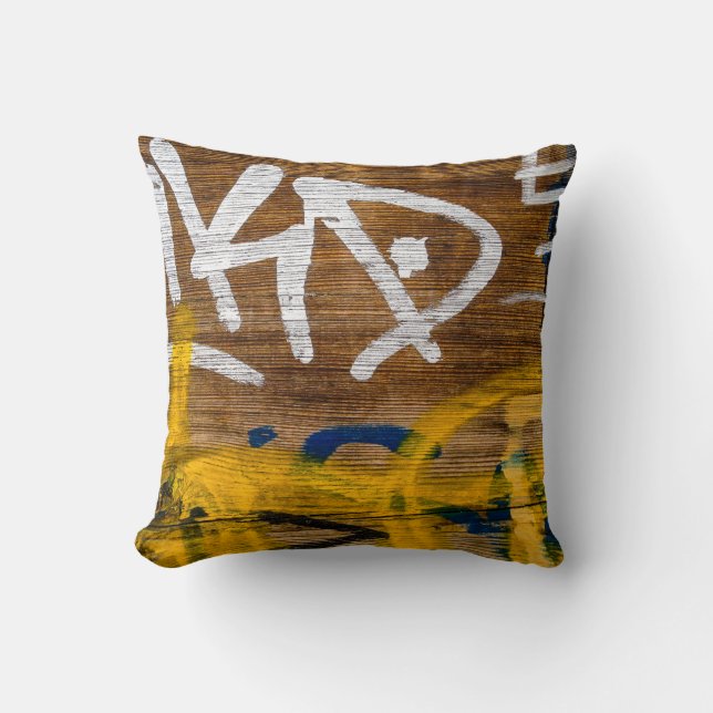 Graffity Holz - la madera de la pintada - Graffiti Cushion (Front)