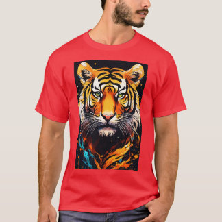 grafic tiger t shirt for men