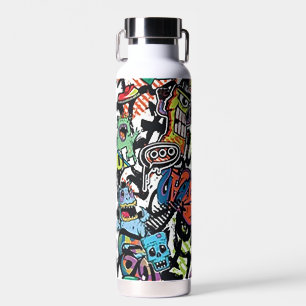 Grafitti art water bottle