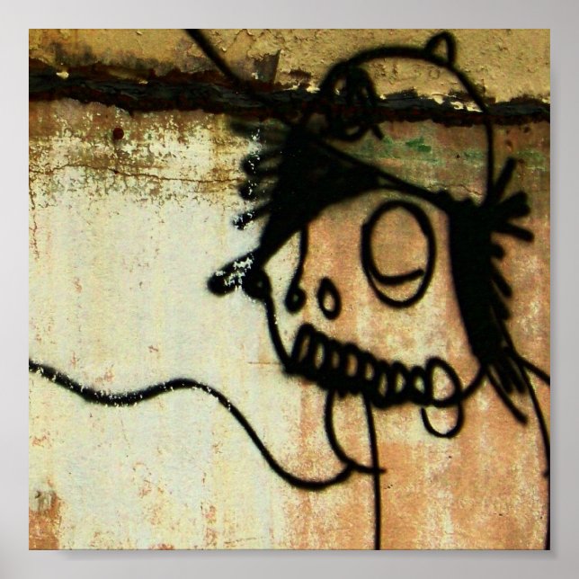 grafitti figure poster (Front)