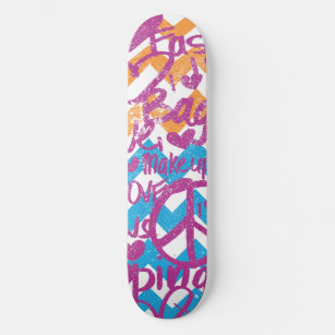 Grafitti Purple Skateboard