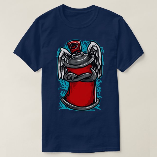 Grafitti Spray Can T-Shirt (Design Front)