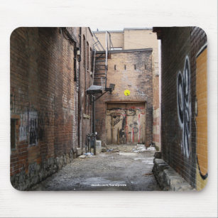 Grafitti Wall Urban "Gallery Alley" Mouse Mat