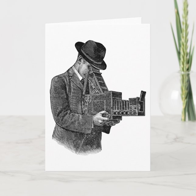 "Graflex Camera" Advertisement Greeting Card (Front)