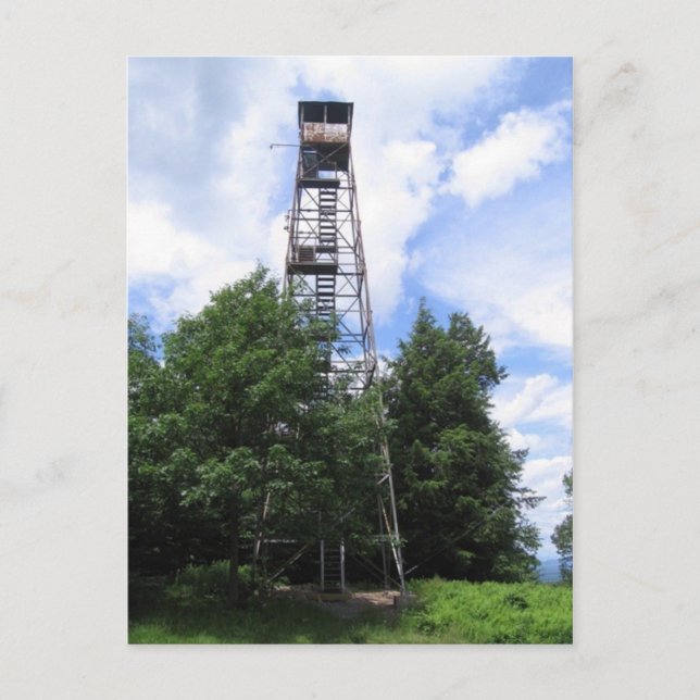 grafton fire tower postcard (Front)