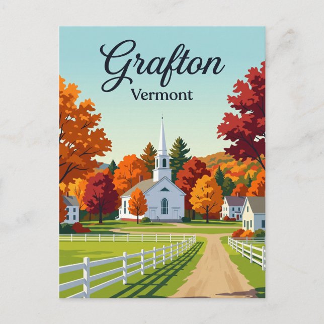 Grafton Vermont Postcard (Front)