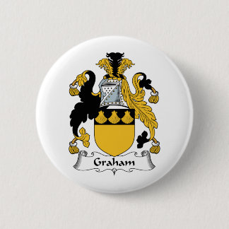 Graham Family Crest 6 Cm Round Badge